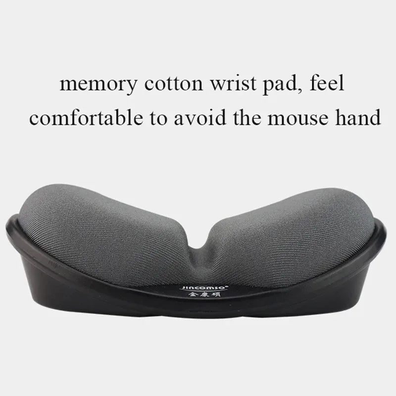 Comfortable Memory Foam Mouse Pad - Ergonomic Wrist Support