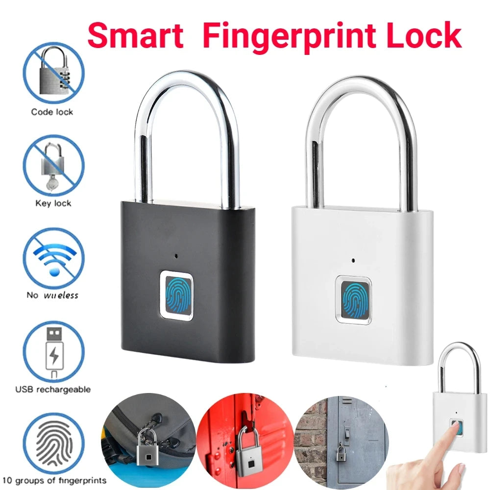 Keyless Smart Fingerprint Lock – Biometric & Waterproof