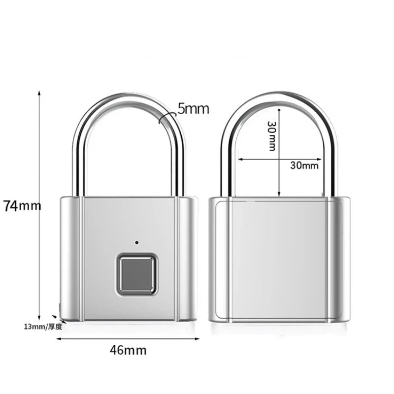 Keyless Smart Fingerprint Lock – Biometric & Waterproof